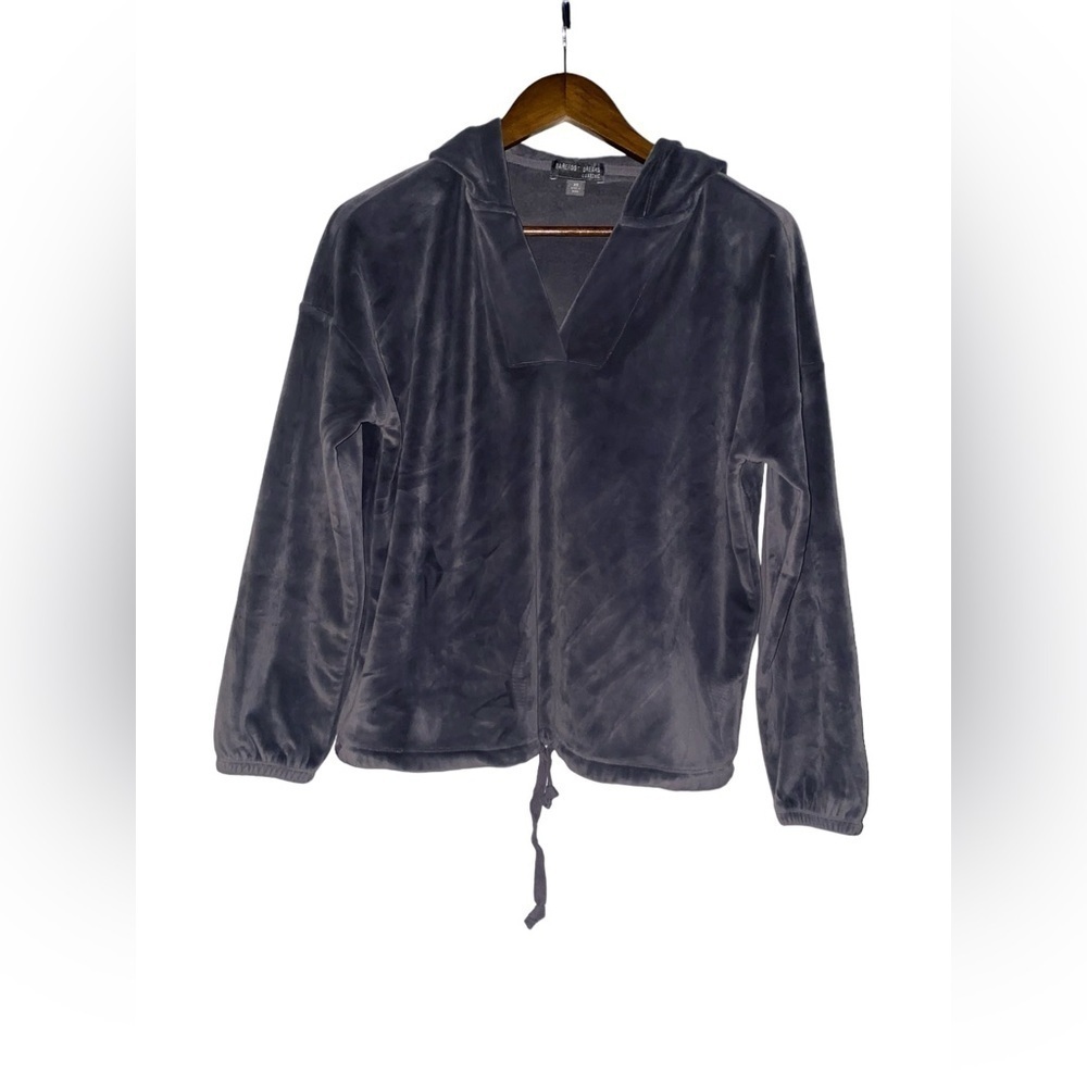 Barefoot Dream Luxechic Soft Plush Velvet Cozy Hoodie Women XS Stretch Comfy